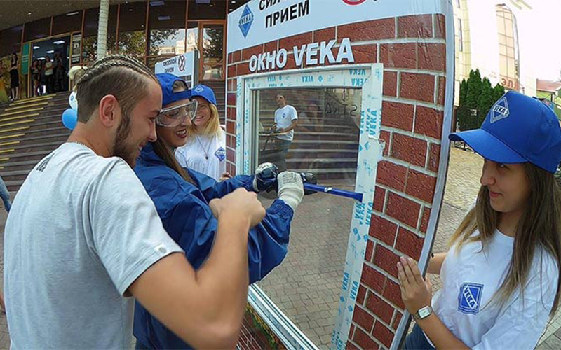 Испытание прочности окон Прочность окон VEKA